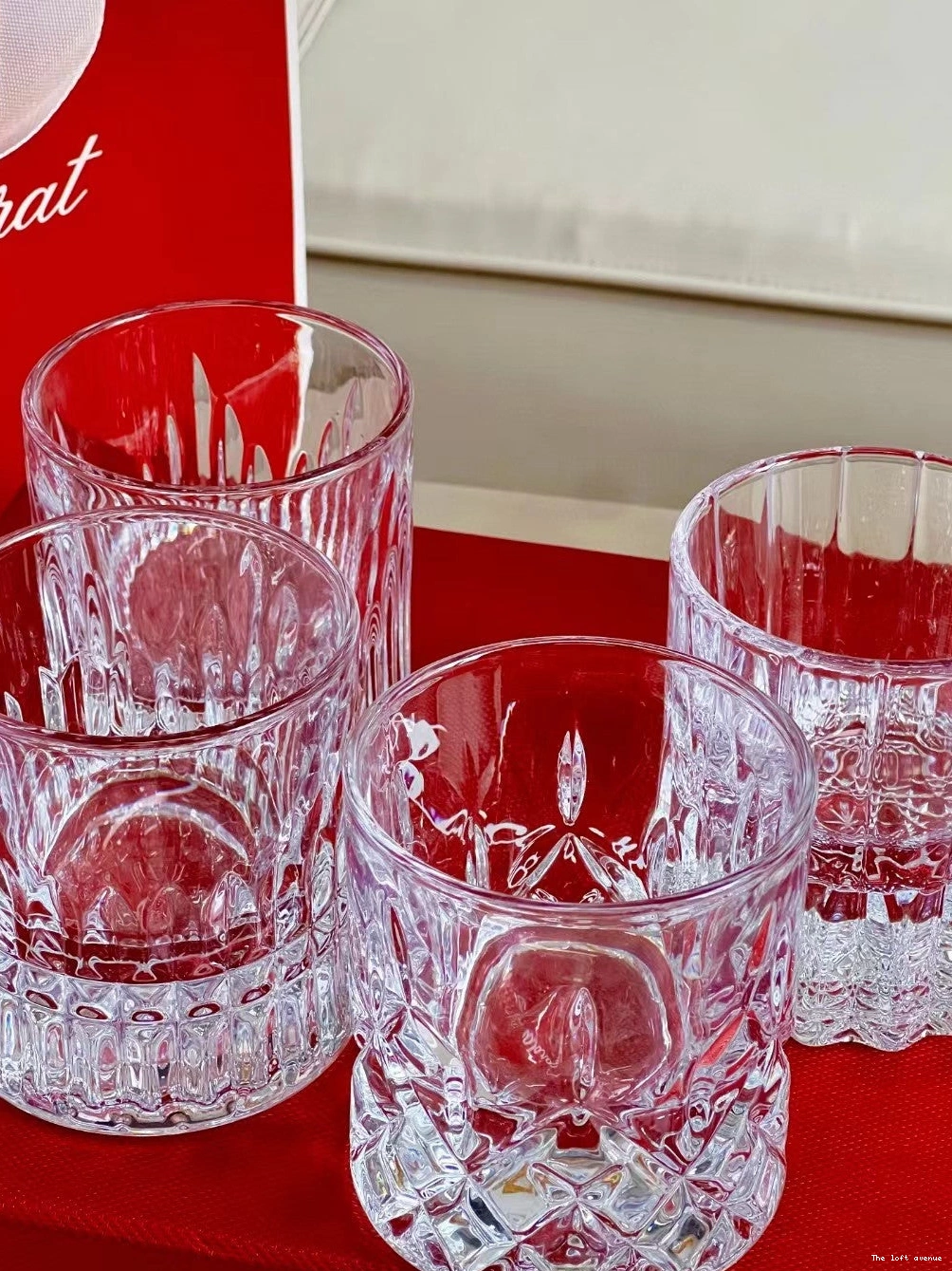 CUPS SET GLASSWARE BACCAROLA 0809
